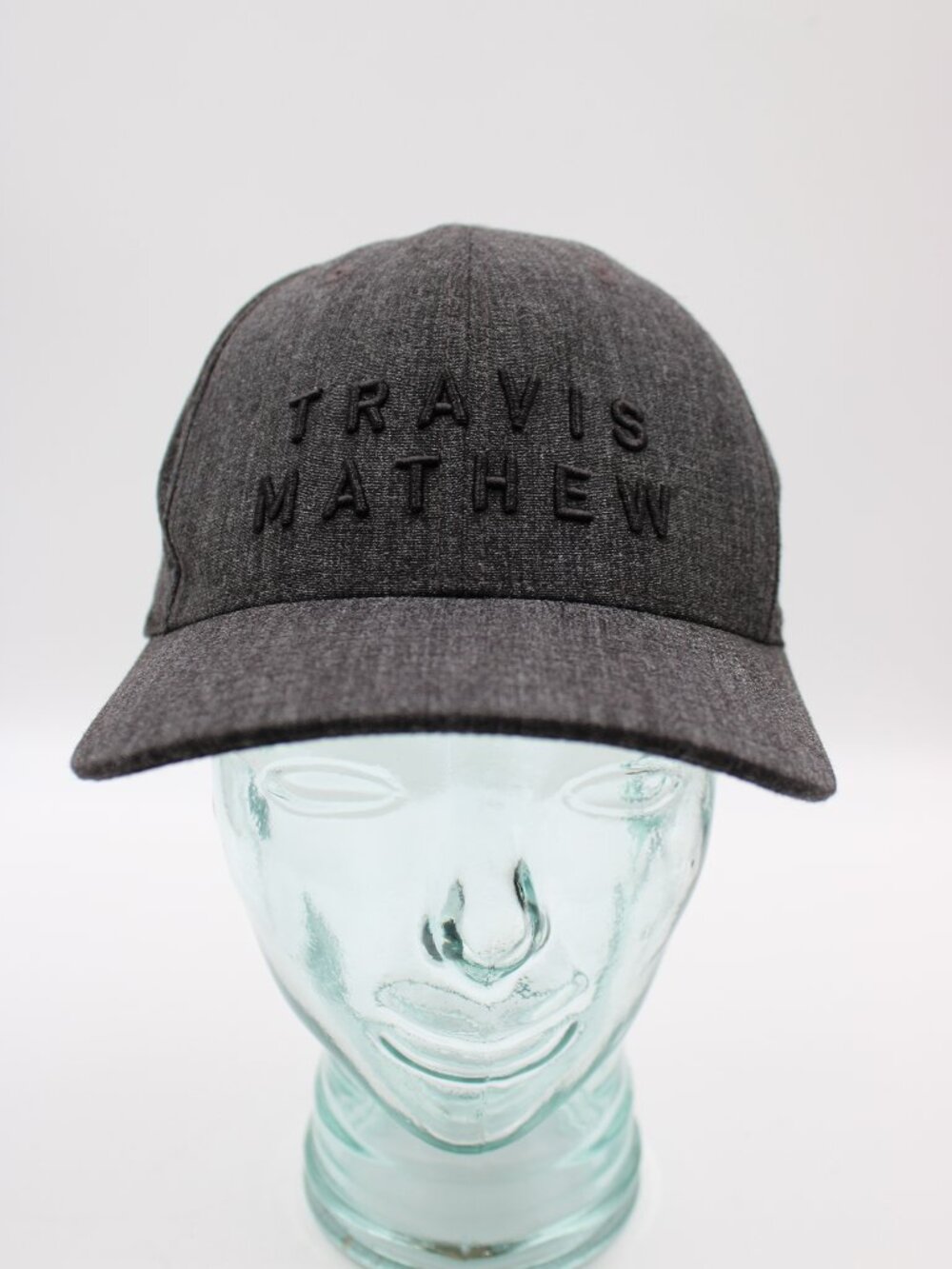 Travis Mathew Flexfit 110 Golf Hat Cap Dark Gray OS Adjustable Sports Casual